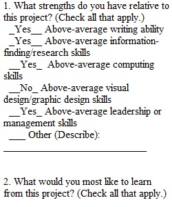 Team Preparation Worksheet